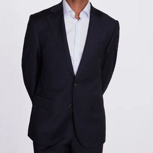 JOSEPH A. BANK Men’s Classic Black Suit Coat | Single Breasted Lined Slim Fit